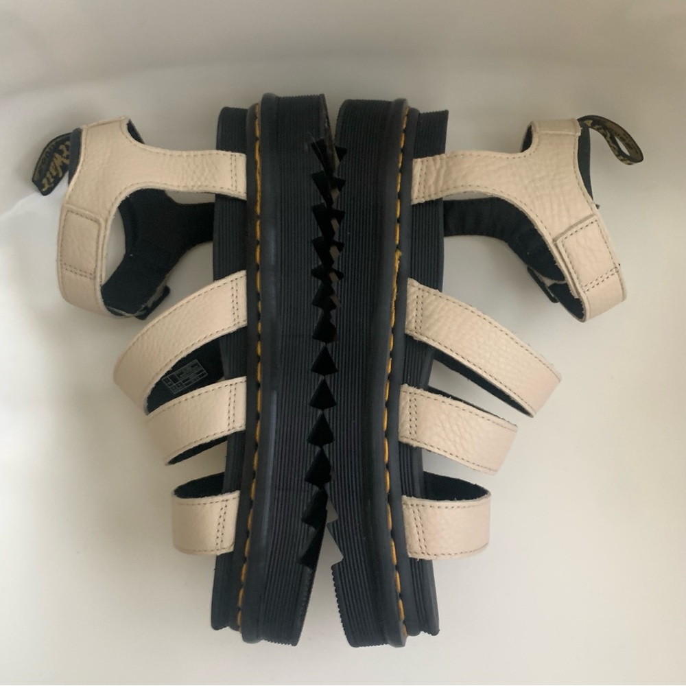 Doc Marten Blaire Cream Sandals - Picture 2 of 6